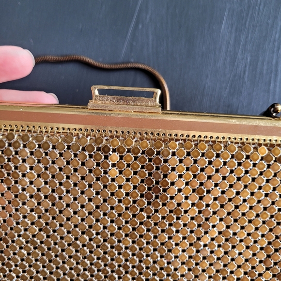 Vintage Copper Mesh Clutch Purse - Picture 5 of 10